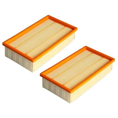 2 stk flad filter til Karcher støvsuger Nt25/1,nt35/1,nt45/1,nt55/1,nt361 Eco