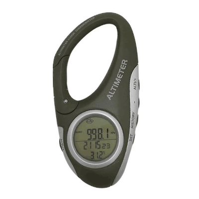 Karabinkrok Altimeter Håndholdt Barometer Høydemåler Termometer