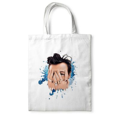 Harry Face Tote Bag, Shopping | Beach Bag, Harry Styles Merch