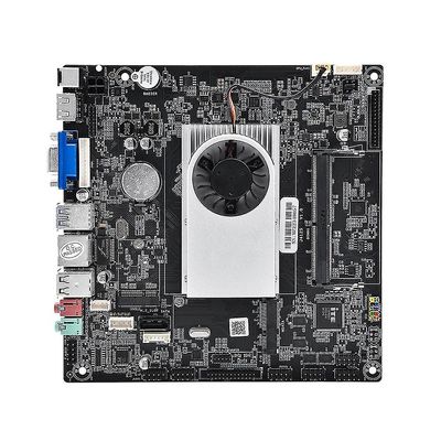 J4125 V1.0 Industrial Control Bundkort Celeron J4125 CPU + køling Fan DDR4 8GB Memory Slot M.2 Sata Port Bundkort