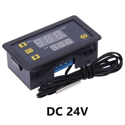 W3230 mini digital temperatur controller 12v 24v 220v termostat regulator opvarmning kølestyring termoregulerer med sensor Dc 24v