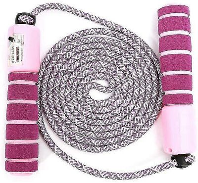 Hyppynaru lapsille, hyppynaru laskureilla ja mukavilla kahvoilla, nopeusnaru hyppynaru kuntoharjoitteluun ja nyrkkeilyyn, violetti