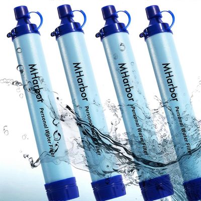 4 kpl henkilökohtaisia ​​vesisuodatinpillejä vaellukseen, retkeilyyn, matkustamiseen, kannettaviin selviytymisvarusteisiin, kevyt ja kestävä muotoilu