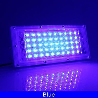 50w Ip65 Vedenpitävä Ulkona Led Valonheitin Sininen