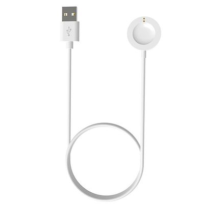 1m for fossil gen 6 / gen 5 ftw4024 / ftw4025 / ftw4026 smartklokke usb-lader magnetisk absorpsjon ladestasjonskabel Hvit