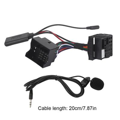 bilradio lyd musikkenhet Bluetooth 5.0 håndfri auxadapter RCD510 300+ 310 RCD210 for Svart