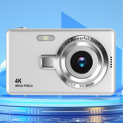 Kuankuanbao Digital Camera 1080P HD-fotografering understøtter op til 48MP elektronisk stabilisering 4X Digital Zoom CCD Student Portable Camera
