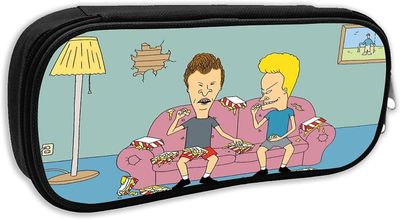 Kerota Beavis ja Butthead Penaali Kynä Lipputulot Paperitavarakotelo Lyijykynäpidike Järjestäjä teini-ikäisille pojille Tytöt SAOE020496 VÄRI One Size