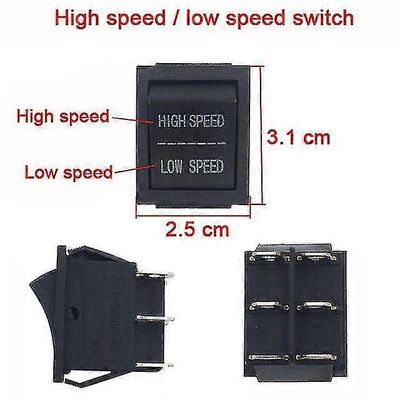 Sähköautot lapsille Sähköauton kytkin Leluauto Sähkömoottoripyörän kytkin Kaukosäädin Autokytkin Moottoripyörätarvikkeet korkea ja matala nopeus