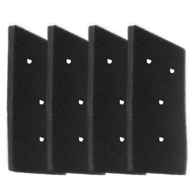 4 kpl kuivausrummun suodatin Bauknecht Privileg Whirlpool HX 481010716911 kuivausrummun suodattimeen Uusiutuva lauhdutus Musta