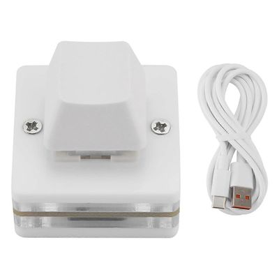 RGB Mini 1 näppäimen OSU pelinäppäimistö Photoshop piirustusnäppäimistö ohjelmointi makronäppäimistö mekaaninen ke Valkoinen