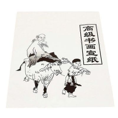 Xuan-paperi kiinalaiseen kalligrafiaan ja piirtämiseen - 30 arkkia käsintehtyä riisipaperia, Sumi Practice, musteen absorptiotaidetarvikkeet Valkoinen
