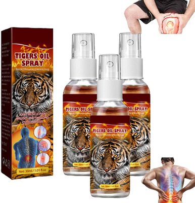 Frusde Tiger Oil Spray, smertelindring spray, smertelindring spray Thailand tiger olje felles kroppen smertelindring spray lindre muskel cervical l...