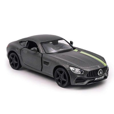 1:36 Mercedes AMG GTS Diecasts -automalli SupercarToy Vehicles vetää takaisin metalliseosta keräyslahjaksi F332 GTS mattaharmaa