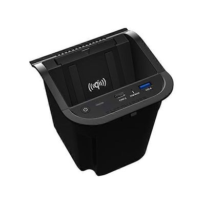 15 W auto langattomalle laturille Nopea puhelinlaturi Latausalusta Puhelimen pidike A-luokalle W176 GLA CLA X Musta