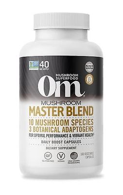 Om Mushroom Superfood Om sieni superfood master blend sienikapselit 160 count