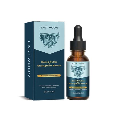 Fruushop Menn flytende skjeggvekst raskt forbedre ansikts ernæring bart skjegg ansiktshår serum 30ml A