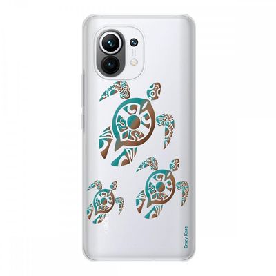 Crazy Kase Shell til Xiaomi Mi 11 Blød silikone 1 mm, Turtle Family