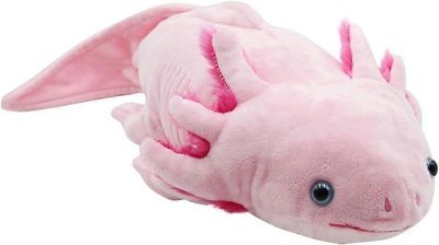 19.6In Simulaatio Axolotl pehmolelu Kawaii pehmeä pehmolelu vaaleanpunainen Axolotl pehmo tyynynukke (vaaleanpunainen)