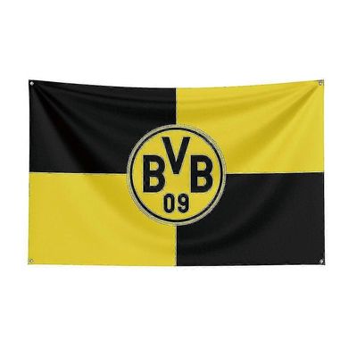 Syntynyt kaunis 3x5 Borussia Dortmundin lippu polyesteripainettu kilpa-urheilubanneri sisustukseen B 60 x 90cm