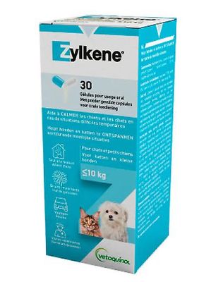 Vétoquinol Zylkene för stressiga situationer 30 kapslar 75 mg