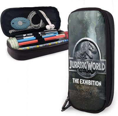 Kerota Penaali, Jurassic Cool-World suuren kapasiteetin kynäkotelo Pussipussin pidike Paperitavarapöydän järjestäjä vetoketjulla koulu- ja toimisto...