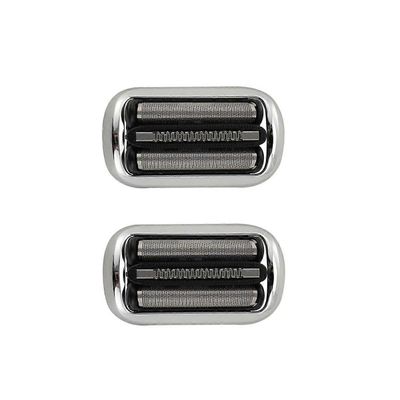 2PCS 73S korvaava parranajokoneen pää sarjan 7 sähkökäyttöisille parranajokonemalleille 7020S, 7025S, 7085Cc, 7071Cc sähköinen parranajokone Hopea