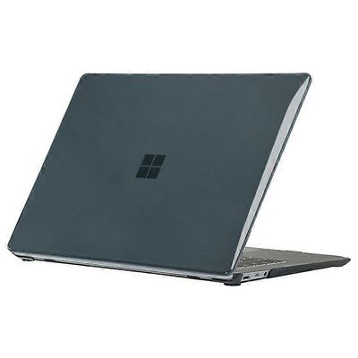 Kristallikotelo yhteensopiva Microsoft Surface Laptop 5 / 4 / 3 / 2 13.5 (1769 / 1867 / 1958 / 1950) PC Ultra Thin Prot -tietokoneen kanssa Musta