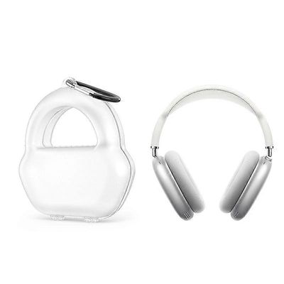 AirPods Max 2024 (USB-C)/Max kannettaville matkakuulokkeille kantolaukku Bluetooth-kuulokkeiden säilytyskotelo Monivärinen White