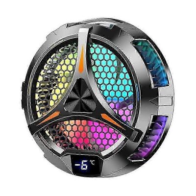 X42 tabletti jäähdytin tabletin jäähdytin RGB värikäs valaistus 10cm magneettinen puolijohdejäähdytin tuuletin tabletille