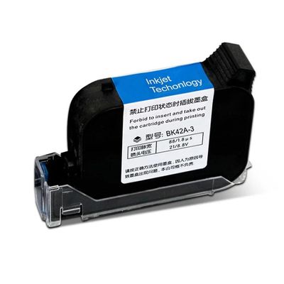 12,7 mm: n liuotin nopeasti kuivuva mustekasetti BK42A-3 kädessä pidettäville mustesuihkutulostimille