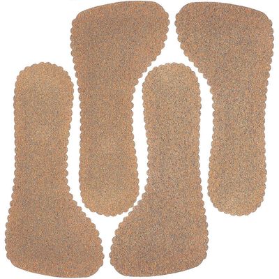 2 paria korkkipohjallisia Anti Shoe Inserts Itseliimautuvat pohjalliset kenkätyynyt
