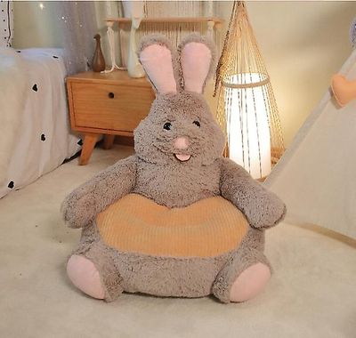 Lzyx Lasten sohva sohva Vauva Prinsessa Lastentuoli Söpö sarjakuva Pouf ottomaanien istuin Puff Futon Toy Bear Nojatuolikalusteet Joulun syntymäpäi...