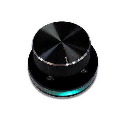 USB-äänenvoimakkuuden säädin Tietokone USB-äänenvoimakkuuden säädettävä ohjain Tuki Pikanäppäimet Muokattavissa w Musta