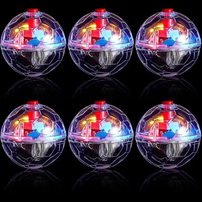 6kpl Led Cat Balls Ghost Hunting Cat Ball Led Motion Aktivoitu Cat Toy Interaktiivinen valaistu Ball Kissa Lelut Pet Glowing Mini Running Exercise ...