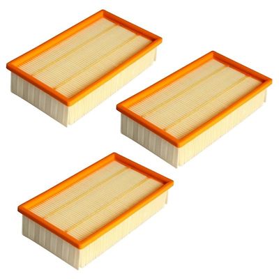 Luftfilter til Karcher Nt25/1 Nt35/1 Nt45/1 Nt55/1 Nt361 Eco Nt561 Eco Nt611 Eco Reservedele, 3pcs