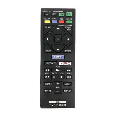 Udskiftning Rmt-b100u For Sony Bd Blu-ray Dvd Player Fjernbetjening Rmtb100u