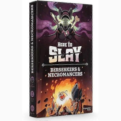 2025 Here To Slay Berserker & Necromancer Expansion Pack - Suunniteltu lisättäväksi Here To Slay -peruspeliisi