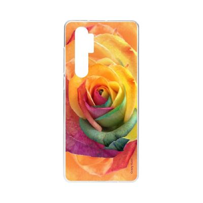 Crazy Kase Hull For Xiaomi Mi Bemærk 10 Soft Lite Rose farverig blomst