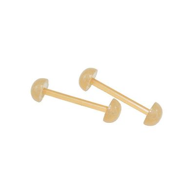 BodyJewelryOnine Kød farve holdere 14g bioflex materiale