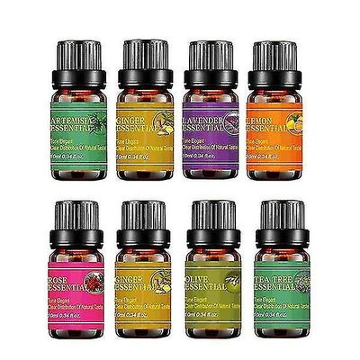 Mikasa 10 Ml/piece fytoterapi lymfedrænage Kropspleje Olie 8 stykker