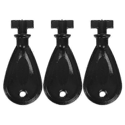 3kpl wc-paperiannostelijan avain paperipyyheannostelijan avaimen vaihto rullapaperiannostelija muovinen avain-hyvä Musta 5.30X2.40X1.00CM