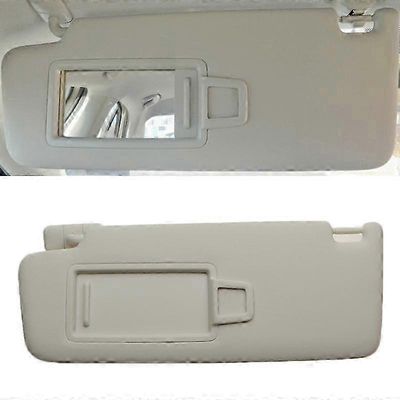 Skoda Superb 2016-2019 K-Car aurinkosuojapaneeli edessä meikkipeilillä ja aurinkosuojalla Beige Driver