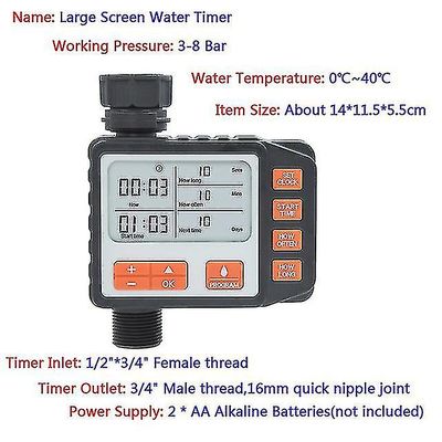 Tianzun Hage Vanntimer Automatisk Elektronisk Lcd Skjerm Vanning Solenoid Ventil Landbruk Vanning System Controller 1 Stk Square China