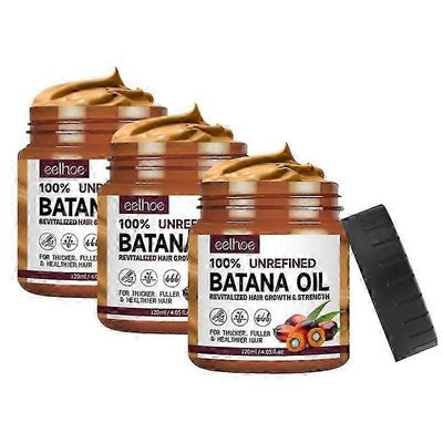 3x orgaaninen batanaöljy hiusten kasvuun 100% puhdas ja luonnollinen batanaöljy hiustenlähdön hoitoon katkeileva hius