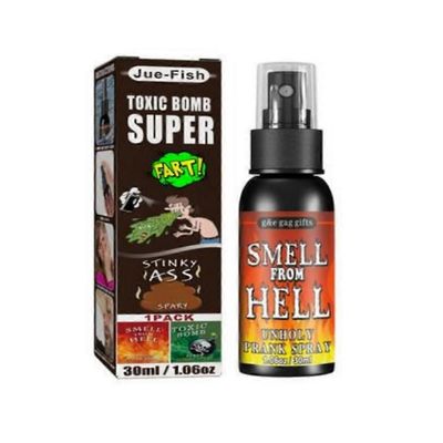 Tehokas erittäin tiivistetty pierusuihke Erittäin vahva haisu kepposi vitsi