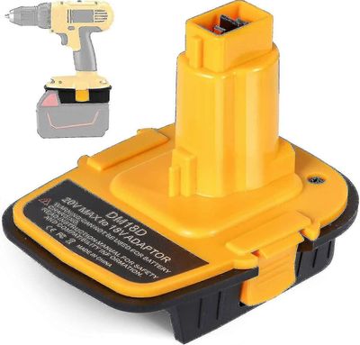 Dm18d Dca1820 -akkusovitin usb:llä Dewalt 20v/18v Milwaukee M18 18v litiumakulle Dcb204 Dcb205 -muunnin Dewaltille 18v/20v Nicad &Nim