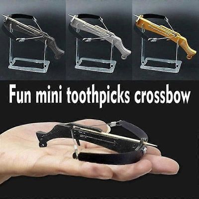 Hammastikku Mini Crossbow Rusetti Ristinuoli Keula lelu