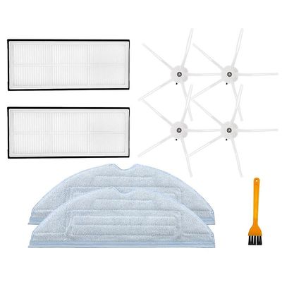 9pack Hepa Filter Mopping Klude Side Brush For Xiaomi Roborock S7 T7s T7plus T7splus Robo