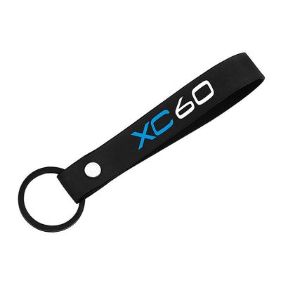 Ny semsket nøkkelring for Volvo Xc60 S60 S90, vakker gave Black